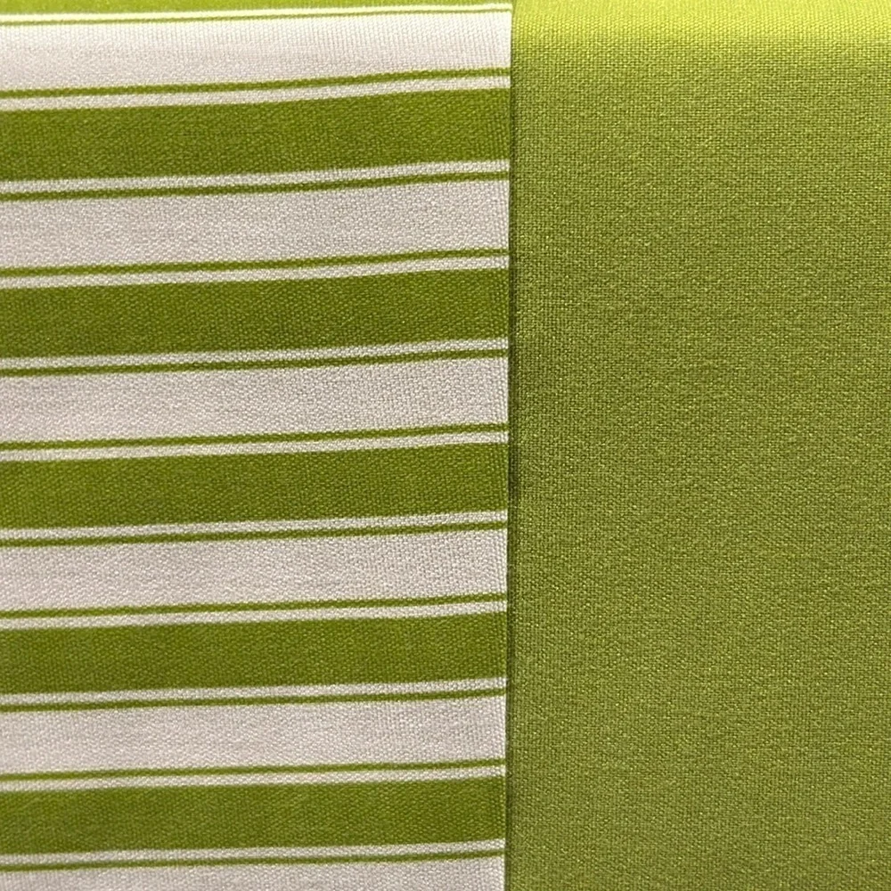 Transitional at Home 6pc King Sheet spring green with white stripes